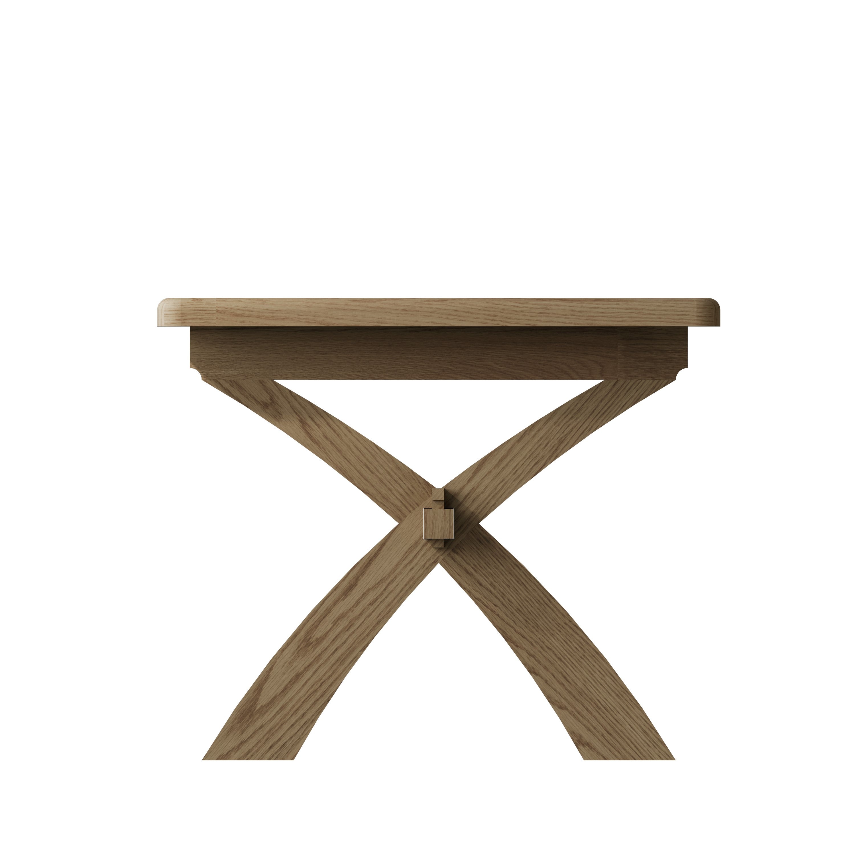 Norfolk Oak Dining Table - 2.0m Cross Legged Fixed Table