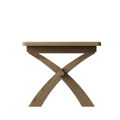 Norfolk Oak Dining Table - 2.0m Cross Legged Fixed Table