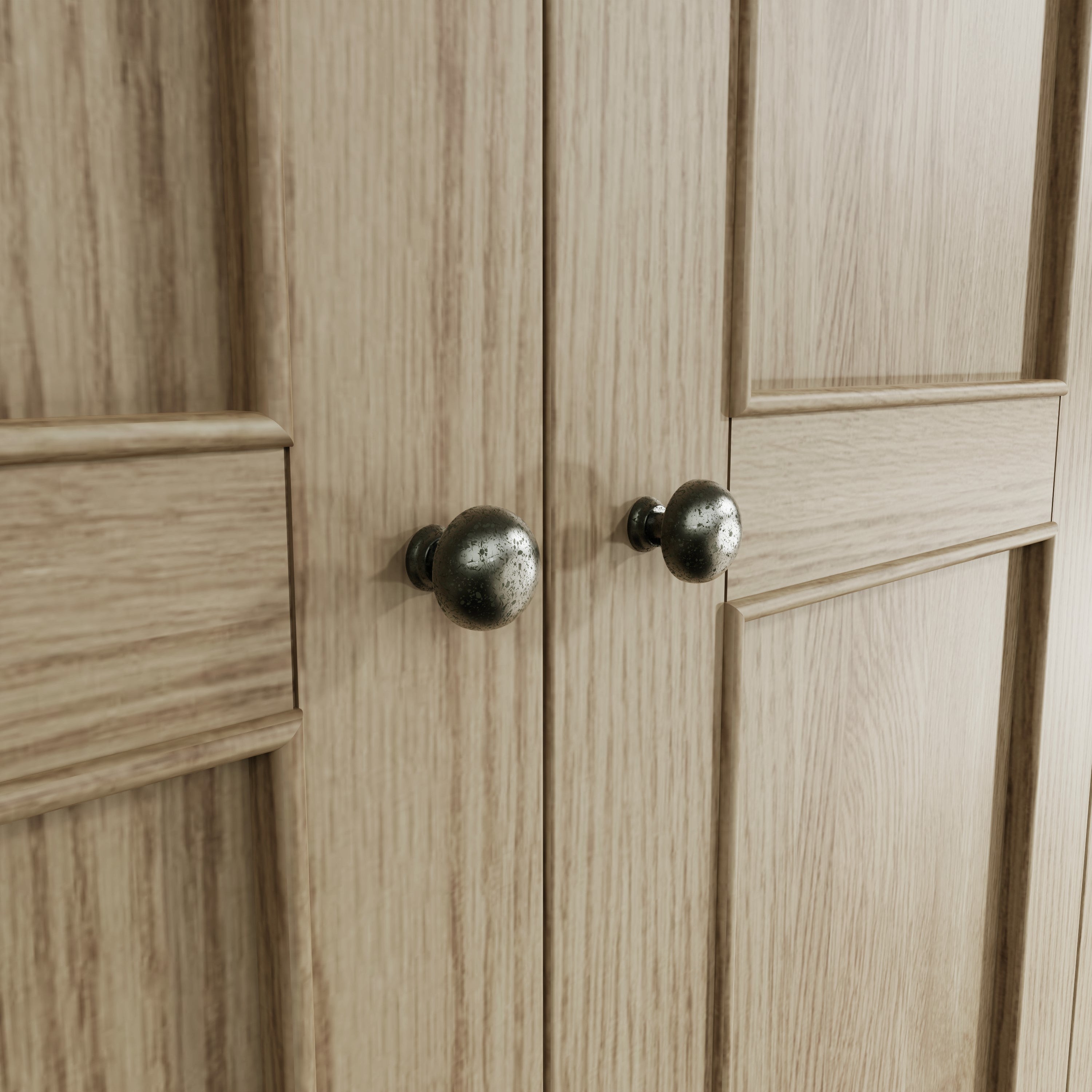 Norfolk Oak Wardrobe - 2 Door with Drawer