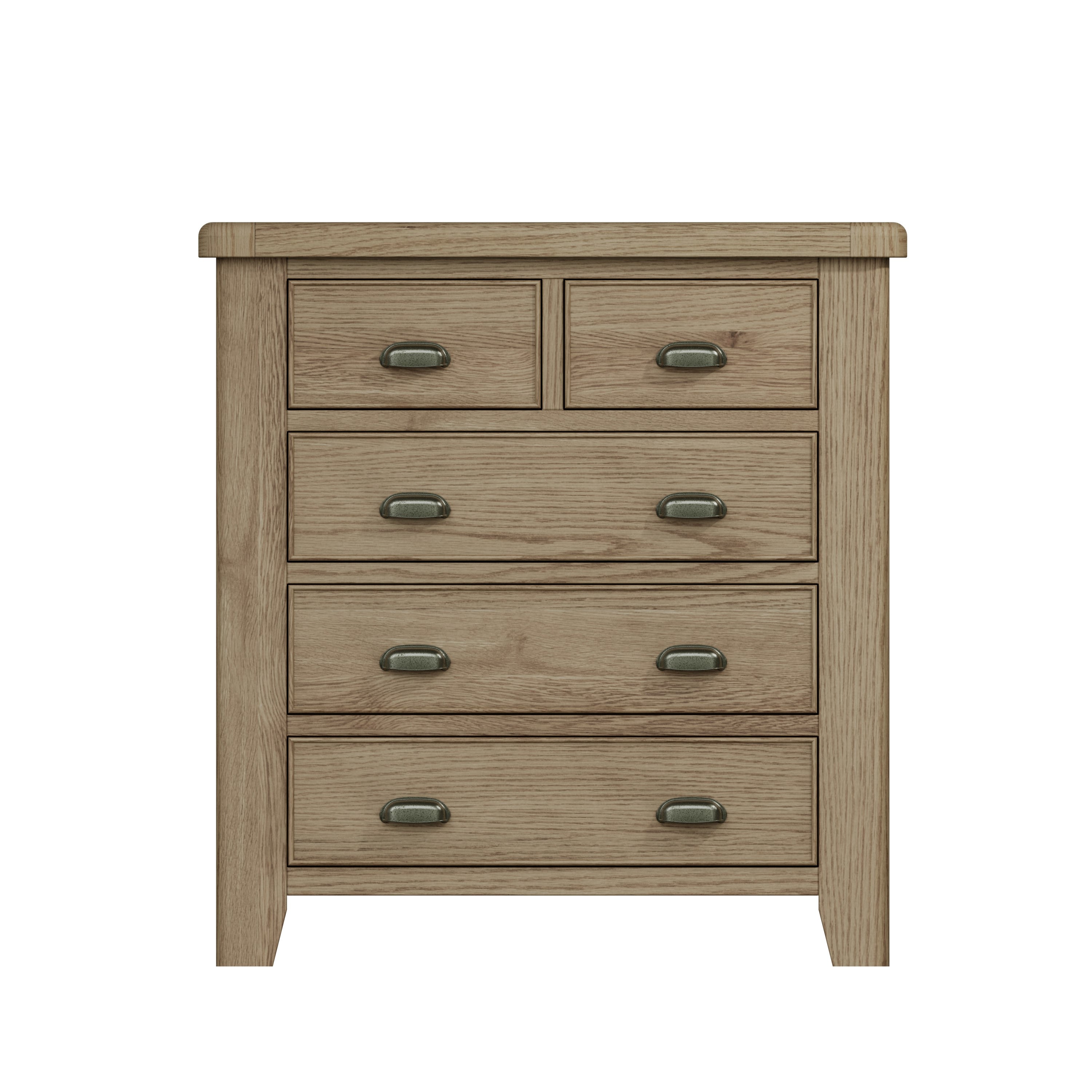 Norfolk Oak Chest of Drawers - 2 Over 3