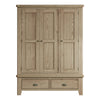 Norfolk Oak Wardrobe - 3 Door with Drawers