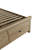Norfolk Oak Bedframe - Wooden Headboard & Drawer Footboard