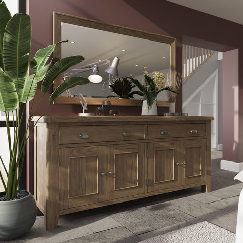 Norfolk Oak Sideboard - 4 Door