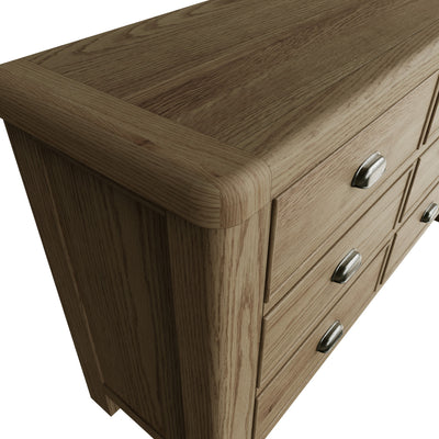 Norfolk Oak Chest of Drawers - 6 Drawer