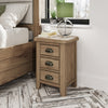 Norfolk Oak Bedside Cabinet - Small