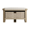 Norfolk Oak Hall Bench Seat - Corner