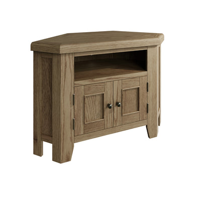 Norfolk Oak TV Unit - Corner