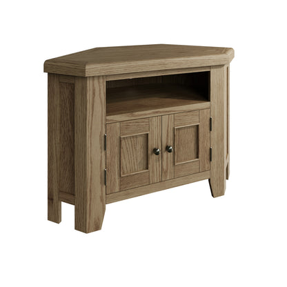 Norfolk Oak TV Unit - Corner