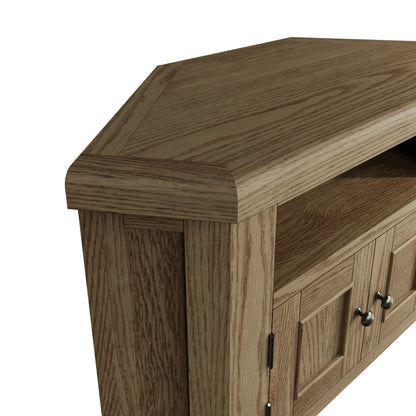 Norfolk Oak TV Unit - Corner