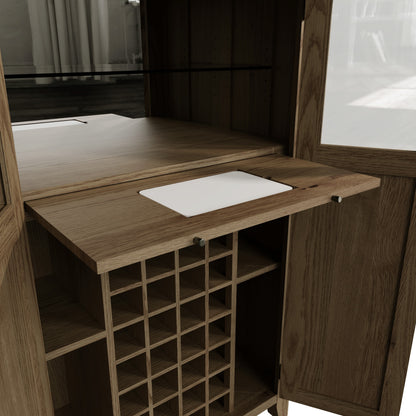 Norfolk Oak Drinks Cabinet