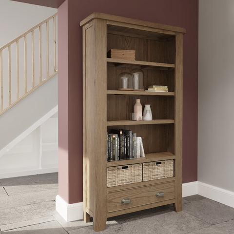 Norfolk Oak Bookcase - Large