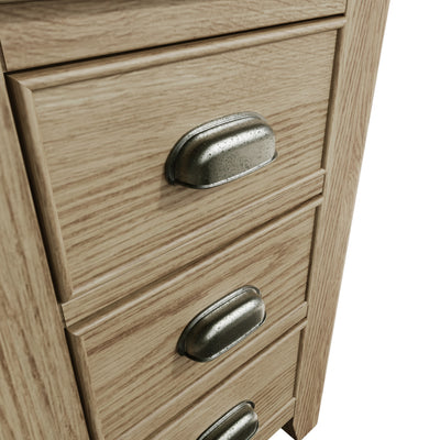 Norfolk Oak Bedside Cabinet - Large