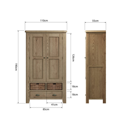 Norfolk Oak Larder Unit