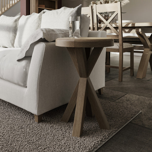 Norfolk Oak Side Table - Round