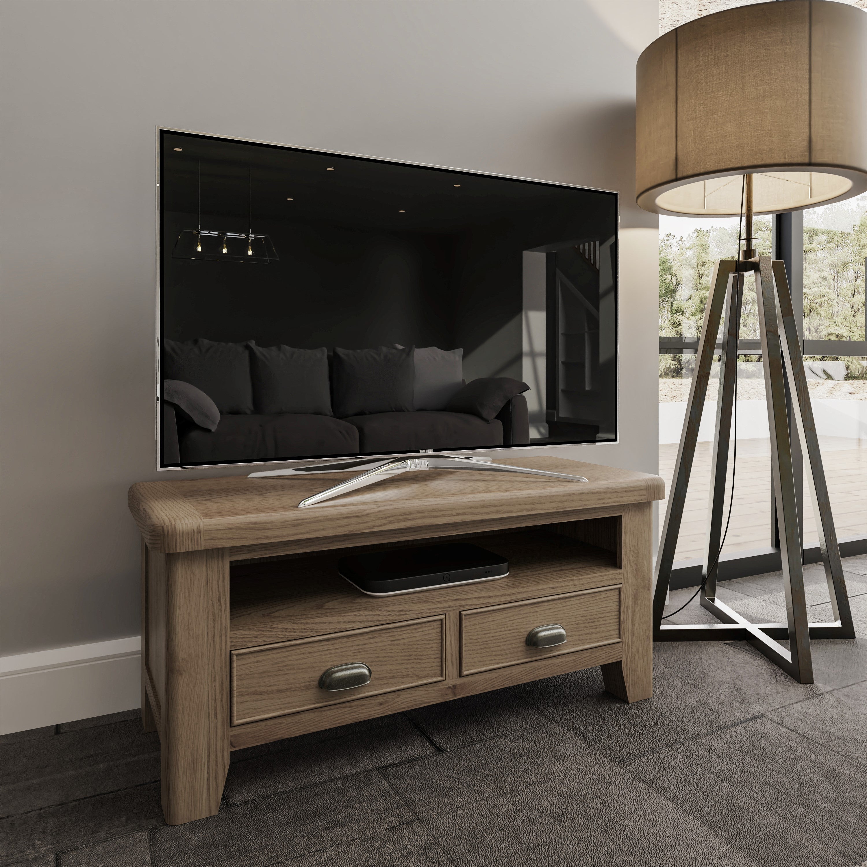 Norfolk Oak TV Unit - Standard