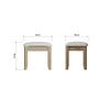 Norfolk Oak Dressing Table Stool