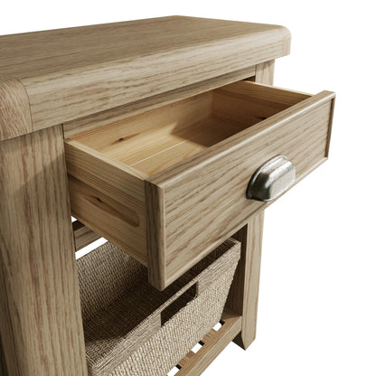 Norfolk Oak Telephone Table