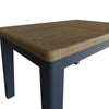 Norfolk Oak & Blue Painted Dining Table - 1.3m Butterfly Extending Table