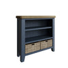 Norfolk Oak & Blue Painted Bookcase - Small