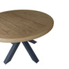 Norfolk Oak & Blue Painted Small Round Table