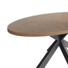 Havana Industrial Oak Dining Table - 2m Oval Dining Table