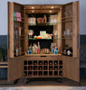 LOCAL ONLY Havana Industrial Oak Wine Cabinet
