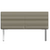 Sloane Oak & Chrome Dining Bench - 1.4m High Back