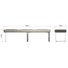 Sloane Oak & Chrome Dining Bench - 1.8m