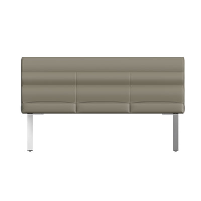 Sloane Oak & Chrome Dining Bench - 1.8m High Back