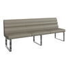 Sloane Dining 2.2m Dining Bench with Back in Taupe