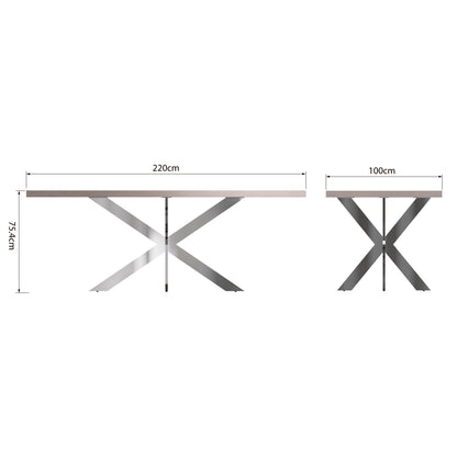 Sloane Dining 2.2m Dining Table