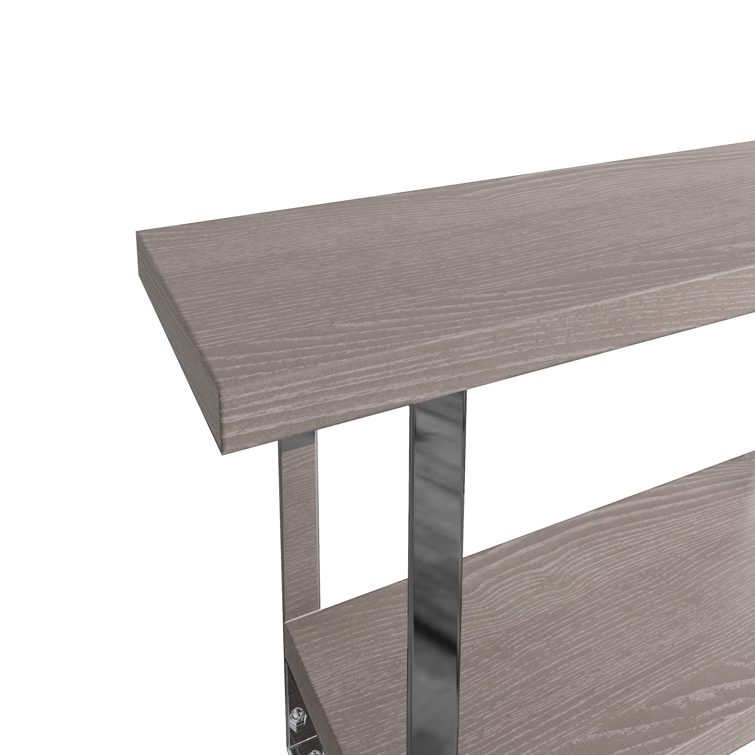 Sloane Oak & Chrome Console Table