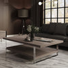 Sloane Oak & Chrome Coffee Table - Large