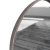 Sloane Oak & Chrome Round Mirror