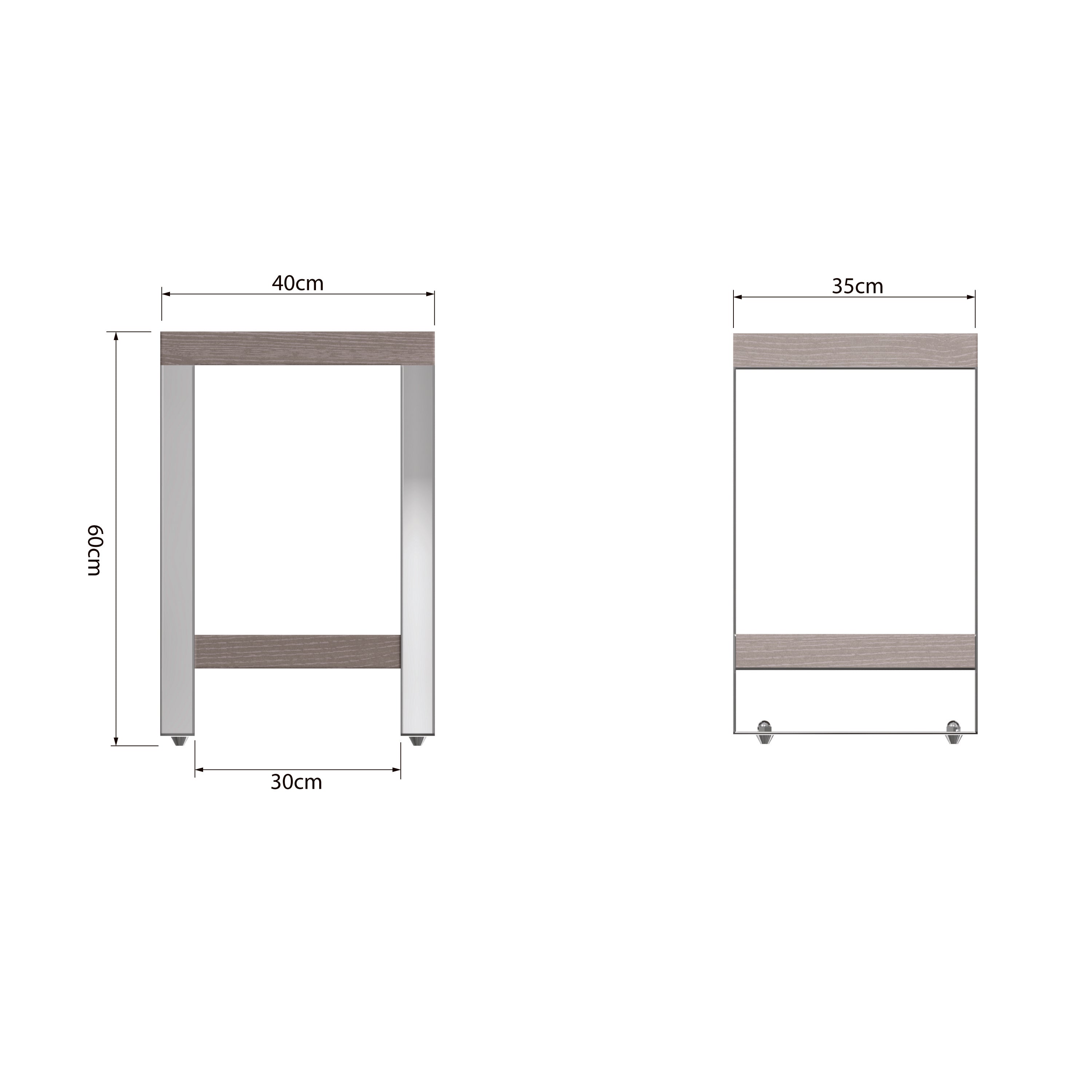 Sloane Dining Small Side Table/Bedside Cabinet