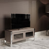 Sloane Oak & Chrome TV Unit - Small