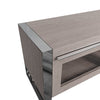 Sloane Oak & Chrome TV Unit - Small