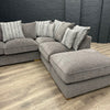 Fantasia Sofa - 2 Corner 1 With Stool - Lassie Charcoal (Sold)