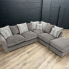 Fantasia Sofa - 2 Corner 1 With Stool - Lassie Charcoal (Sold)