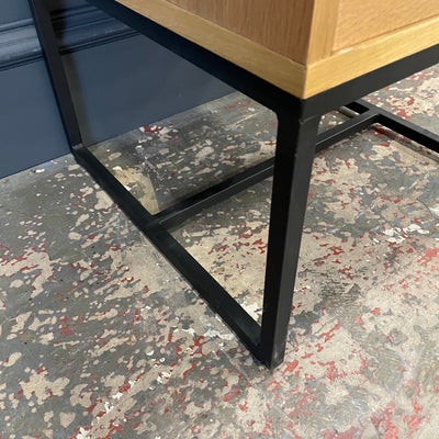 Spitalfields Industrial Oak - Lamp Table (Showroom Clearance)