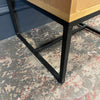 Spitalfields Industrial Oak Lamp Table - Showroom Clearance