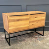Spitalfields Industrial Oak Console Table / Sideboard - Showroom Clearance