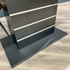 Concrete Style Tuff Top Extending Dining Table Brown - Showroom Clearance