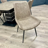 Imperia Light Concrete Style Tuff Top Extending Dining Table PLUS 6x Chairs