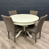 Wicklewood - Painted Round Table, PLUS 4x Loom Chairs