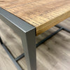 Detroit Industrial - Dining Table, PLUS 4x Luxury Chairs (Showroom Clearance)