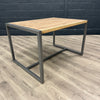 Detroit Industrial - Dining Table, PLUS 4x Luxury Chairs (Showroom Clearance)