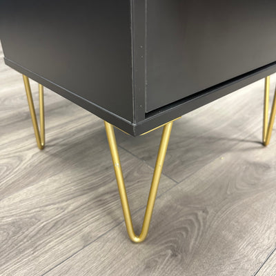 Hong Kong - 2 Drawer Bedside (Showroom Clearance)