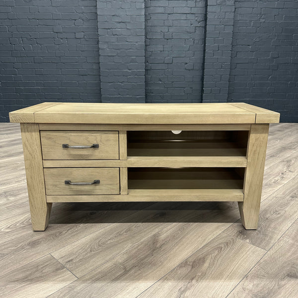 Suffolk Oak TV Unit - Standard - Showroom Clearance