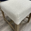 Suffolk Grey Oak - 1.6m Table, PLUS 2x Luxury Buttoned Chairs + Bench